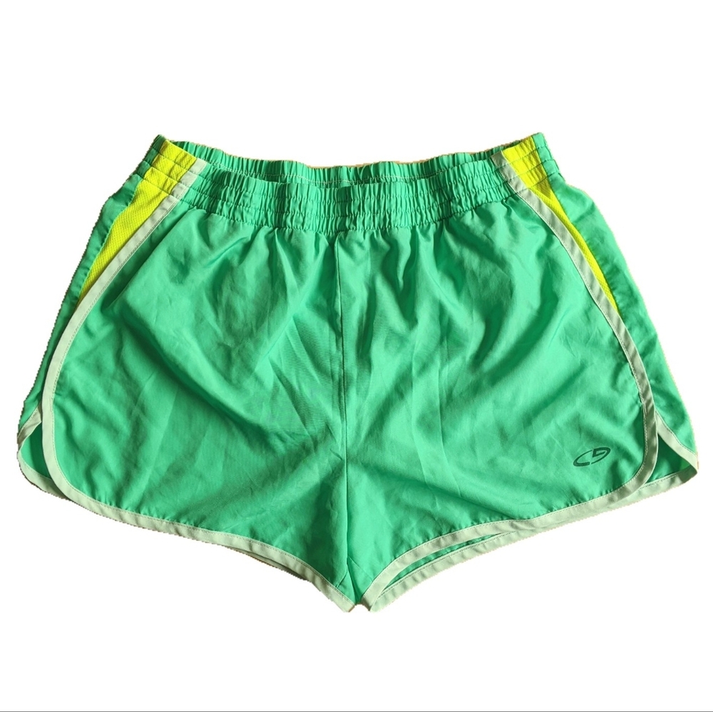Champion lime green summer running shorts